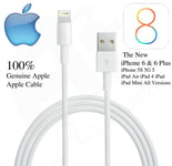100% GENUINE Apple Sync Charger USB Data Cable 2m For iPad  iPhone 14/13/12/11/X