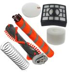 SPARES2GO Brushroll Brush Roll Bar + HEPA Filter Kit + Hose Compatible with Shark NV801 Vacuum Cleaner