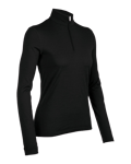Oasis L/S Half Zip W Black (XL)