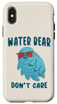 Coque pour iPhone X/XS Water Bear Don't Care Tardigrade Funny Microbiology