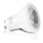 (09817) WHITENERGY LED Bulb | 1x COB LED | MR16 | GU10 | 5W| 230V | White Warm