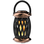 HOMELINE Flammelampe LED Ignis, kobber