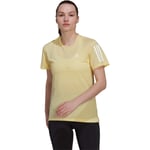 adidas Own The Run Cooler Løpe T-skjorte Dame - gul - str. XL