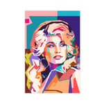 American Singer And Songwriter Dolly Parton 03 Canvas Art Poster and Wall Art Picture Print Modern Family bedroom Decor Posters 20×30inch(50×75cm)Unframe-style1