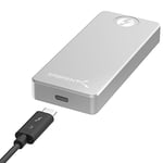 SABRENT Thunderbolt 3 ssd Externe 1 to NVMe SSD, Disque Dur M.2, Portable USB 3.2 Gen 2, 2400Mo/s en Lecture, TB3 câble USB C Inclus, Coque en Aluminium, résistant à la poussière (SB-XTRM-1TB)