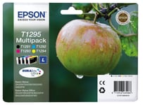 Genuine Epson T1295 Apple 4 colour multipack C13T12954010 for Epson Stylus 1295