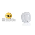 Yale IA-320 Sync Smart Home Alarm, White & AC-PETPIR Alarm Pet Friendly Motion Detector - Sync Smart Home Alarm -200 m range - Works with Alexa, The Google Assistant - Philips Hue