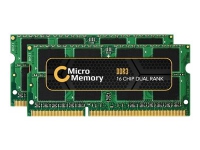 CoreParts - DDR3 - sats - 8 GB: 2 x 4 GB - SO DIMM 204-pin - 1333 MHz / PC3-10600 - ej buffrad - icke ECC