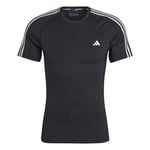 adidas Male Adult Long-Sleeved T-Shirt Techfit Black