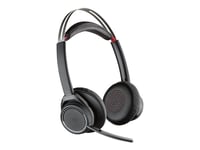 Poly Voyager Focus UC B825 - Pas de support de charge - micro-casque - sur-oreille - Bluetooth - sans fil - Suppresseur de bruit actif - Certifié pour Microsoft Teams - version standard UC