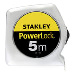 Stanley Mètre-ruban de poche PowerLock® L. 5 m l. bande 19 mm mm/cm EG II plastique S