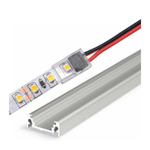 Outlet: STRIP CLIP 10 mm, tunn IP20, för enfärgade lister, för aluminiumprofiler