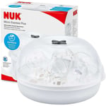 Nuk Microwave Express Plus Steriliser Baby Newborn Bottle Feeding Hygiene NEW