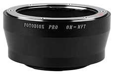 Fotodiox Pro Lens Mount Adapter, 35mm Olympus Zuiko Lens to Olympus and Panasonic Micro Four Third (MFT) Cameras, OM-M4/3 Pro