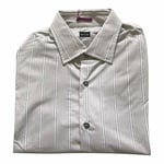 Paul Smith LONDON LS Shirt white stripe Size 16.5 / 42  p2p 22.5"