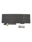 - notebook replacement keyboard - with Trackpoint UltraNav - Spanish - black - Bærbar tastatur - til udskiftning - Spansk - Sort