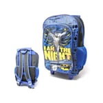 Batman Children's Character Luggage Deluxe Wheeled Trolley Backpack Suitcase Cabin Bag School
