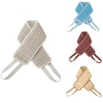 New Bath Towel Pull Strap Double Sided Scrubber Body Skin Cleani Coffee