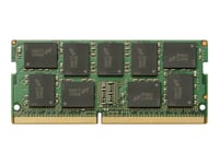 HP - DDR4 - module - 32 Go - SO DIMM 260 broches - 3200 MHz / PC4-25600 - 1.2 V - mémoire sans tampon - ECC - pour Workstation Z2 Mini G5