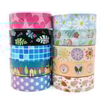 Creativ Washitejp Bil - Bredd 15 mm 10 rullar x m