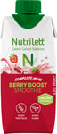 Nutrilett Smoothie Berry Boost -ateriankorvikejuoma, 330 ml, 12-PACK