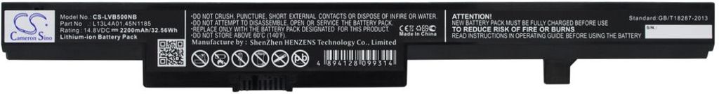 Kompatibelt med Lenovo IdeaPad N40-45, 14.8V, 2200 mAh