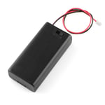 Batterihållare 2xAA box med strömbrytare och JST-XH kontakt