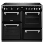 Stoves 444411444 Richmond Deluxe 100cm Electric Induction Range Cooker - Black