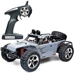 1/10 4WD High Speed RC Trucks Buggy 4x4 Driving Car Double Motors Drive Big Foot Radio Remote Control Model All-Terrain Climbing Desert Off-Road Vehicle for Kids Age 4+