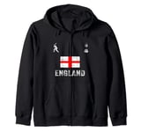 England Cricket Fans Shirt | Fans Gift Kit | England Cricket Zip Hoodie