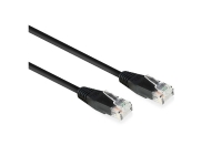 ACT Black 5.0 meter U/UTP, CAT6 patch cable with RJ45 connectors, Zip Bag
