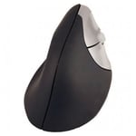 Urban Factory Ergo Mouse EML01UF-V2 - Souris verticale - ergonomique - pour gauchers - optique - 3 boutons - filaire - USB - noir