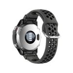 Silikonarmband Sport Garmin Fenix 5/5 Plus svart