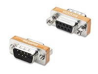 Alcasa 4066 DB9 DB9 Acier Inoxydable Adaptateur de câble – Adaptateur pour câble connecteur DB9, DB9, Male/Female Connector, Acier Inoxydable
