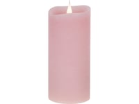 Vipow Led Vaxljus Medium Rustik Rosa