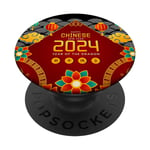 Happy Chinese new year 2024 - Year of the dragon 2024 PopSockets PopGrip Interchangeable