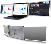 Dual Monitor for Laptop 15"-17.3" FHD 1080P IPS Plug and Play for Windows/MAC/XBOX and Switch Tri-Screen