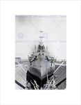 Wee Blue Coo Vintage Y War Ship USS Oregon Dry Dock Wall Art Print