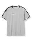hummel Men's Authentic Training T-Shirt, Grey Melange, M