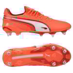 PUMA King Ultimate SG Unlimited - Röd/PUMA White/Röd - Soft Ground (SG), storlek 44½