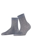 FALKE Women's Dot 15 DEN W SO Sheer Patterned 1 Pair Socks, Grey (Pearl Grey 3248), 5.5-8