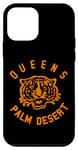Coque pour iPhone 12 mini Reines officielles de l'âge de pierre Tiger Palm Desert