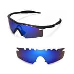 New WL Polarized Ice Blue Vented Replacement Lenses For Oakley M Frame Strike