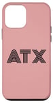 Coque pour iPhone 12 mini ATX / Austin TX Retro Design en noir