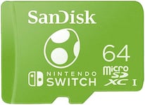SanDisk 64GB microSDXC UHS-I card for Nintendo Switch - Nintendo licensed Product