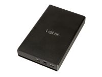 LogiLink UA0297, SSD-kabinett, M.2, M.2, 10 Gbit/s, USB-tilkobling, Svart