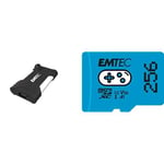 Emtec - Pack Gaming : Disque SSD Externe X210G 2 to + Carte Mémoire microSD 256GB - Pack De 2