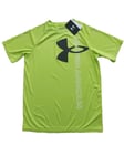 UNDER ARMOUR Green sports t shirt boy size loose YXL 13 14 years NWT