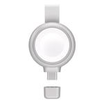 4smarts Hurtig Lader til Apple Watch - Sølv / Hvit