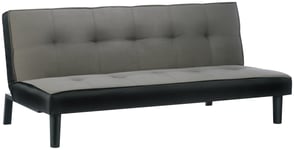 Birlea Aurora Clic Clac Velvet Sofa Bed - Grey